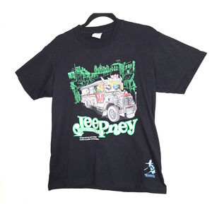 Jeep Ney Dibuho Tshirt Hand Painted Mens Sz M UNISEX Phillipines Gaudy Playboy